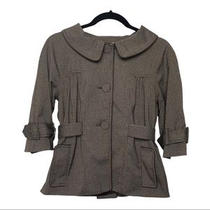 Ann Taylor LOFT Half Sleeve Button Up Jacket